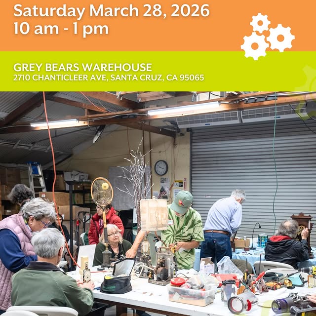 🐻 Calling all Bears!

Join us for our Quarterly Repair Café on March 28 | 10 AM – 1 PM…