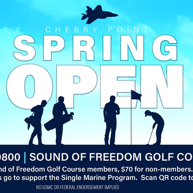The 2026 Cherry Point Spring Open will be held at the Sound of Freedom Golf Course on S…