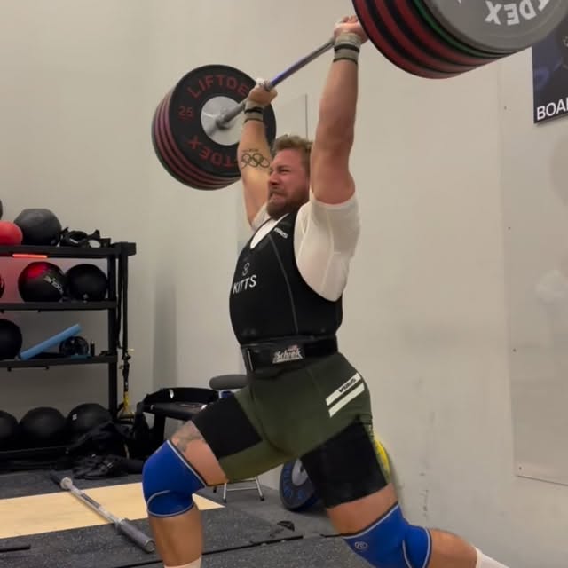 200kg (440lbs) for 2 Cleans + Jerk

Split Jerks have just been brought back into traini…