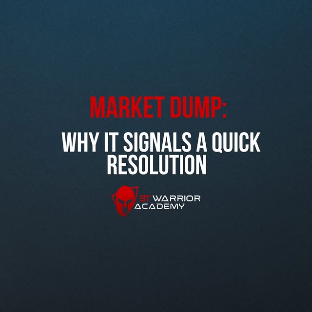 Market Dump: Why It Signals A Quick Resolution