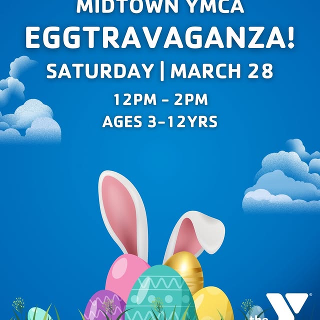 🐰🌷 Eggstravaganza Month is HERE at Midtown YMCA!

Get ready for an afternoon of famil…