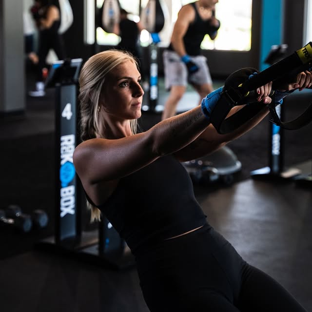 TRX might look simple… but it works everything 💪⁠
⁠
At RockBox, we love using TRX beca…