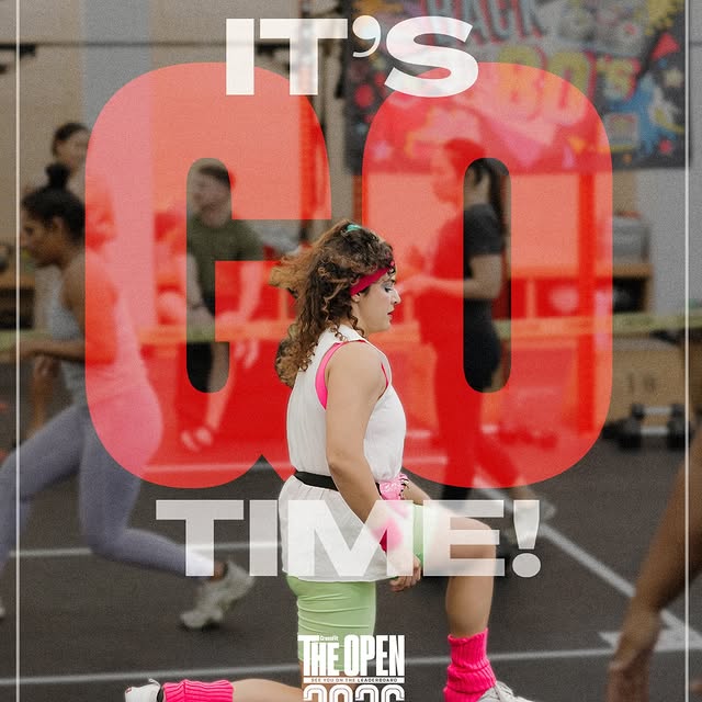 🚦IT’S GO TIME!

The CrossFit world is bussin’, and we are all in for the release of 26…