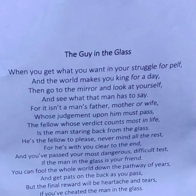 Love this on my door. When your cutting corners your only sabotaging yourself!