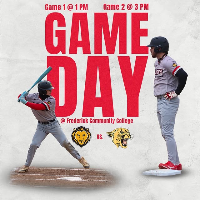 On The Road Today
🆚 @FrederickCC_Cougars
⏰ DH 1:00 PM & 3:00 PM
📍 7932 Oposumtown Pik…
