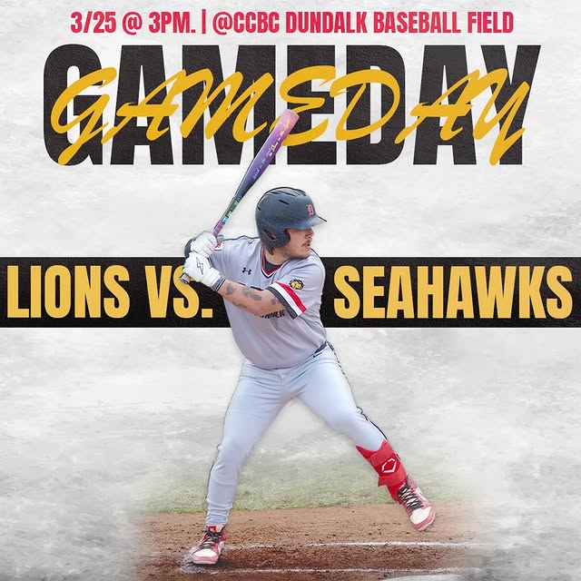 One 9 inning game today
🆚 @CecilAthletics
⏰ 3:00 PM
📍7200 Sollers Point Rd, Dundalk M…