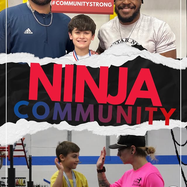Behind every Ninja is a network of encouragement - parents, siblings, friends and coach…