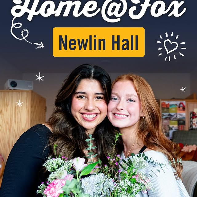 Visit Haley and Michaela’s dorm room in Newlin Hall 🎥