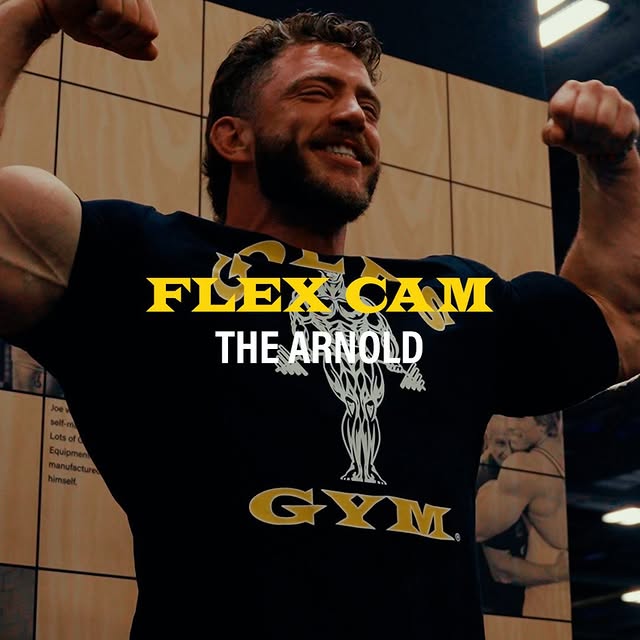 Repping THE brand. Flexing at the Arnold. 💪

#ArnoldExpo #GoldsGym #FlexCam