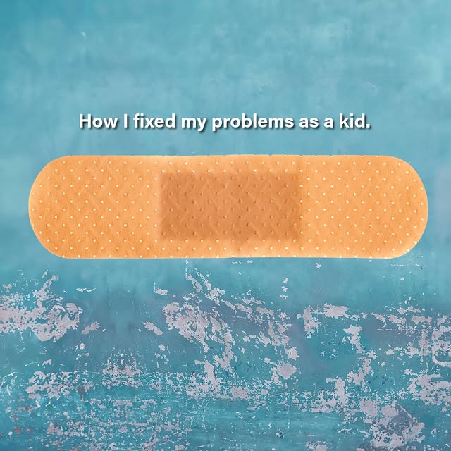 As a kid I used a bandaid.
As an adult I use the gym.

Turns out strength is the real c…