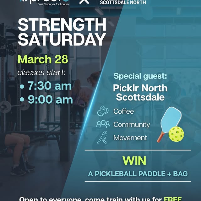 Strength Saturday is back.
(formerly Community Saturday)

We’re bringing the community …