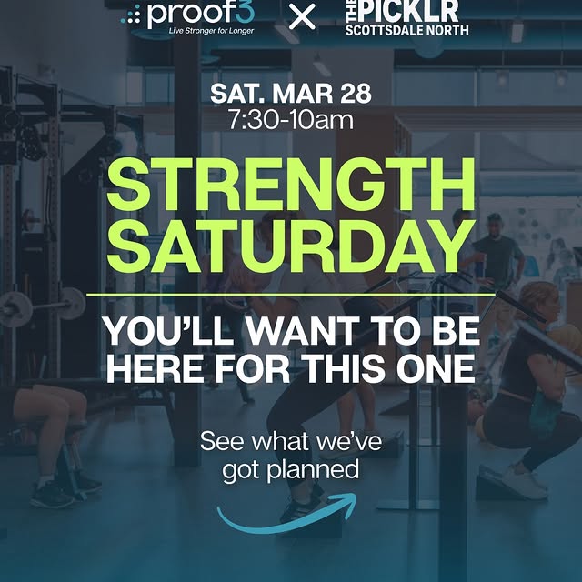 This one’s worth showing up for.
Strength Saturday is a little different.
Same structur…
