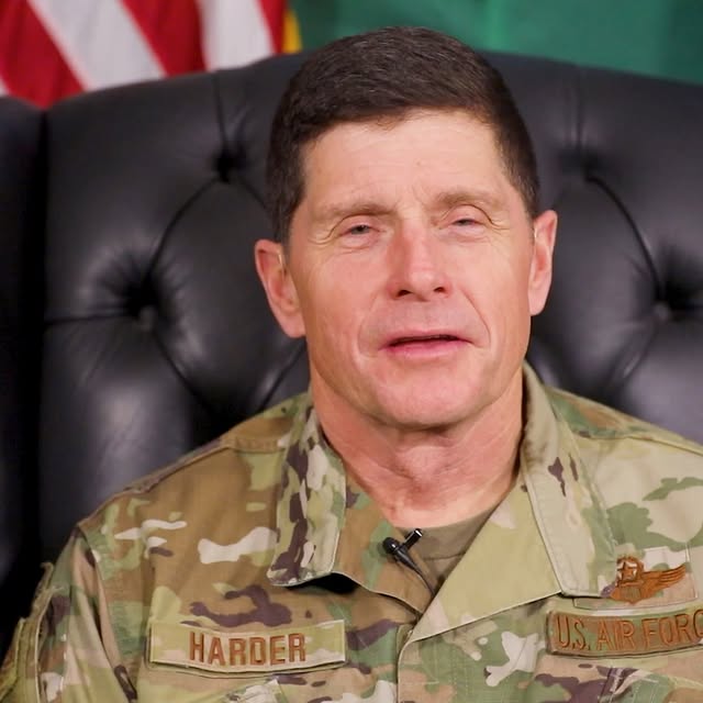 Maj. Gen. Henry “Hank” Harder Jr., Adjutant General of the Vermont National Guard, addr…