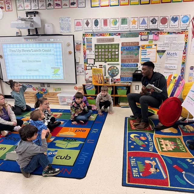 Our very own Association Sports Director, Aaron Hood, joined the Leaders Who Read event…