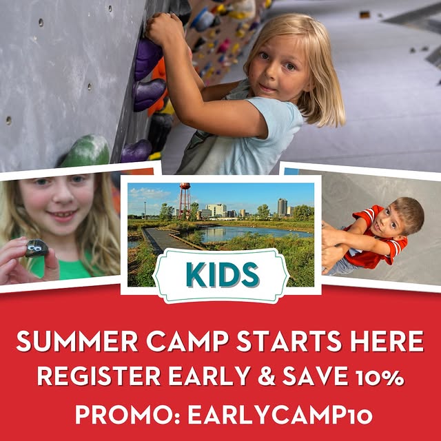 Don't miss out on this 10% off summer climbing camps deal that ends on March 31!

Click…
