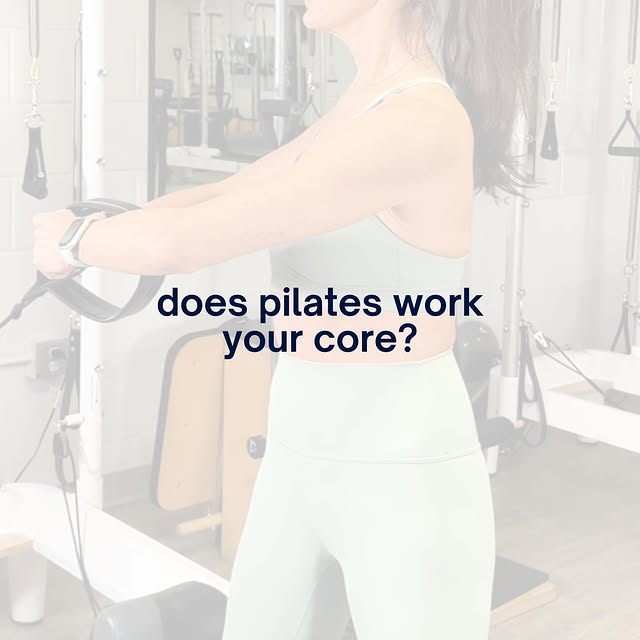 “does Pilates work your core?”

yes… but not just ONE core.

in Pilates we train the en…