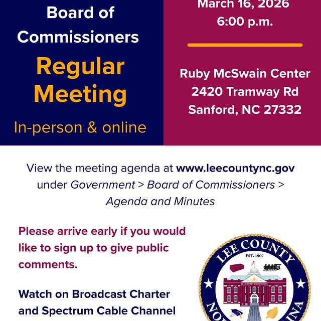 A Board of Commissioners meeting will be held tonight at 6 p.m. at the Ruby McSwain Cen…
