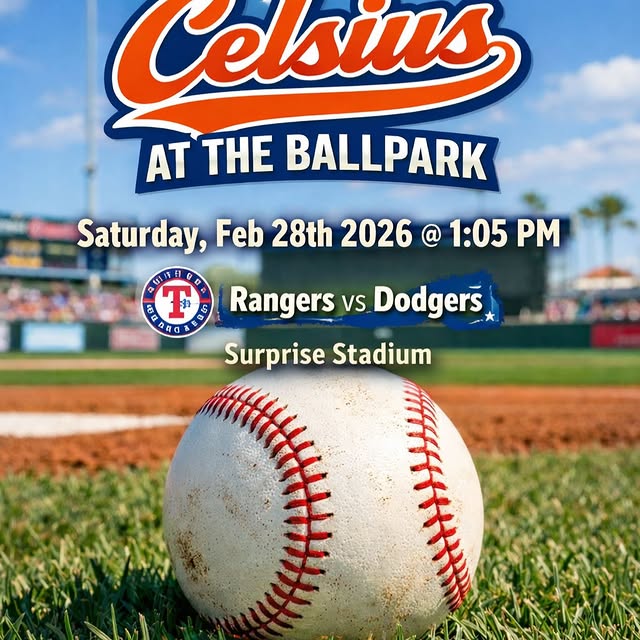 ⚾️ SPRING TRAINING VIBES ⚾️
Celsius at the Ballpark is happening and you don’t want to …