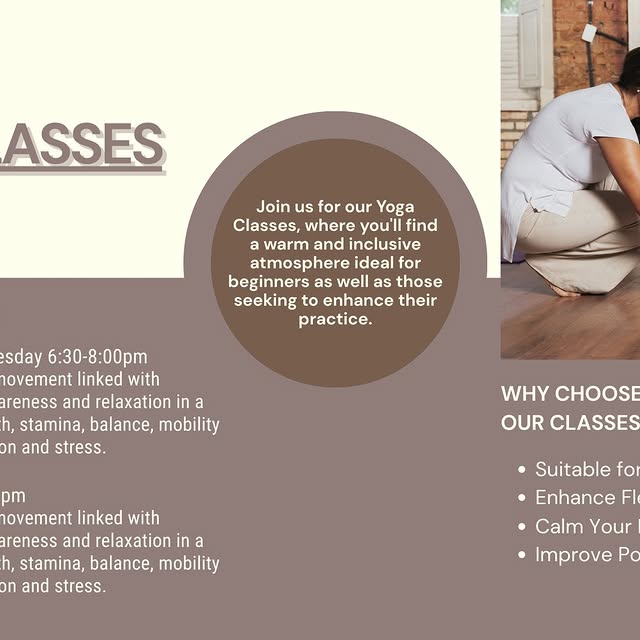 Join us this afternoon from 12:30-1:30 PM for Yoga Flow 🧘‍♀️

Take an hour to reset, s…