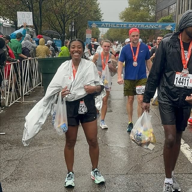 Shout out to Nicolya who completed her 1st half marathon yesterday in less than ideal c…
