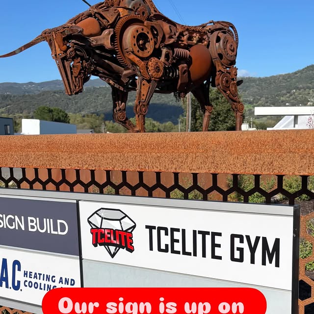 So excited to see our sign up on the Reuser directory on the way to the Cloverdale gym!