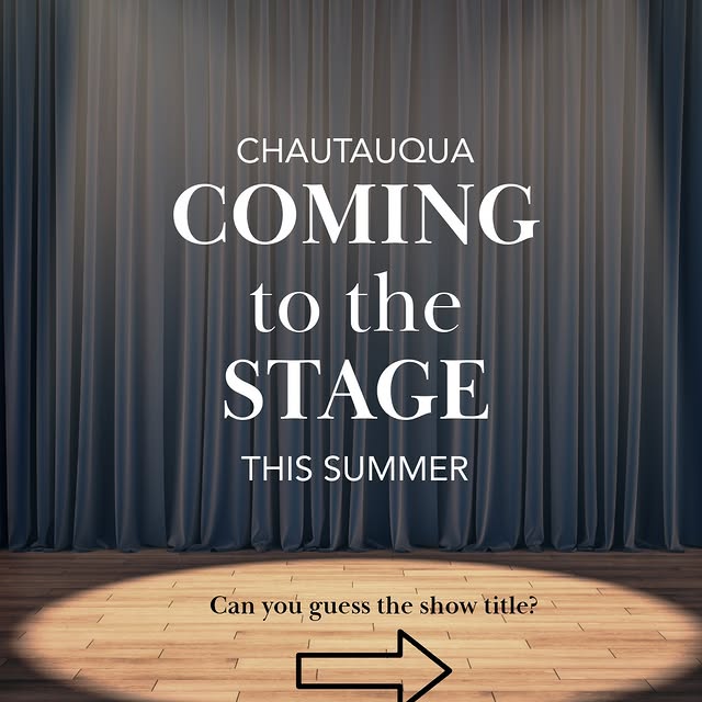 Think you can guess these theater & opera shows at Chautauqua? 🎶🎭🎶

Make your guesse…
