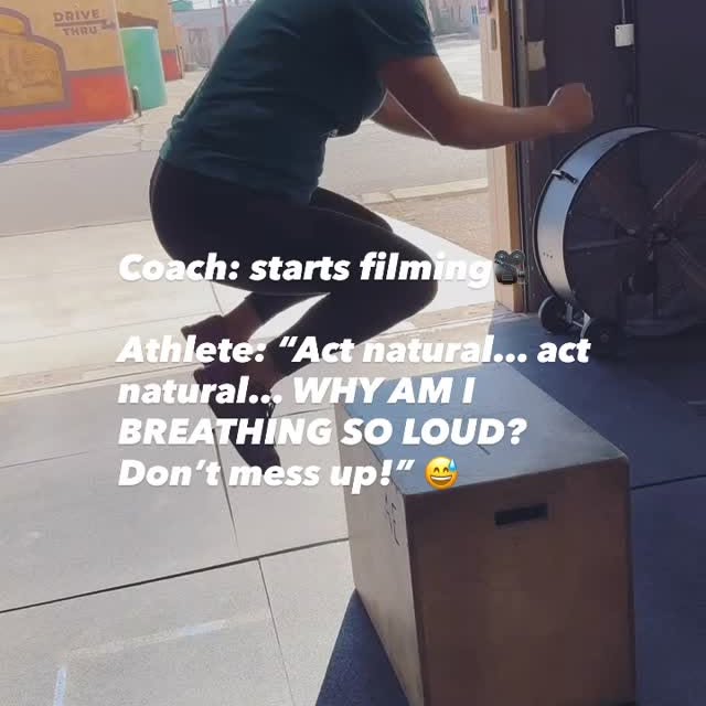 Don’t you just love when the coach starts filming right as your soul leaves your body? 😅