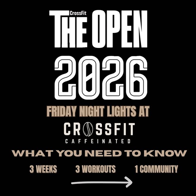The CrossFit Open is almost here 🔥

February 26- March 16

Three weeks. Three workouts…