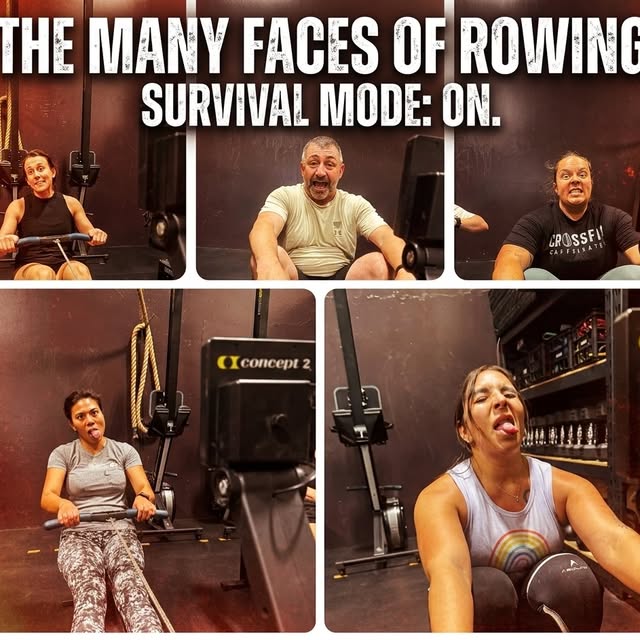 The 5 Stages of Row-Grief. 💀
1. Concern
2. Delirium
3. Pure Panic
4. Defeat
5. Accepta…