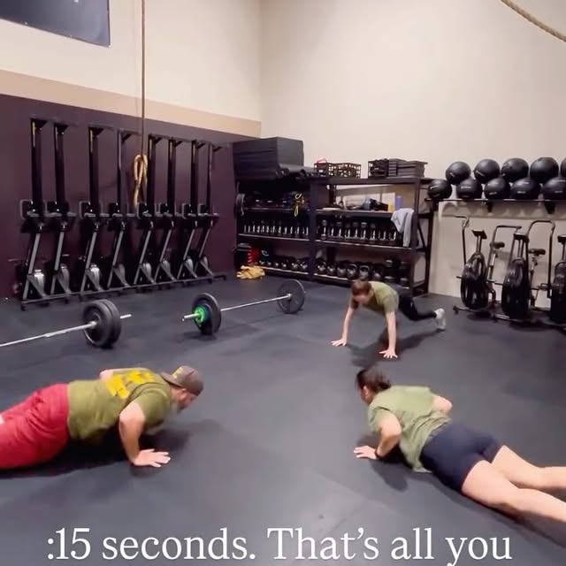 How hard are you willing to push in 15 seconds? What movement would you choose? Post in…