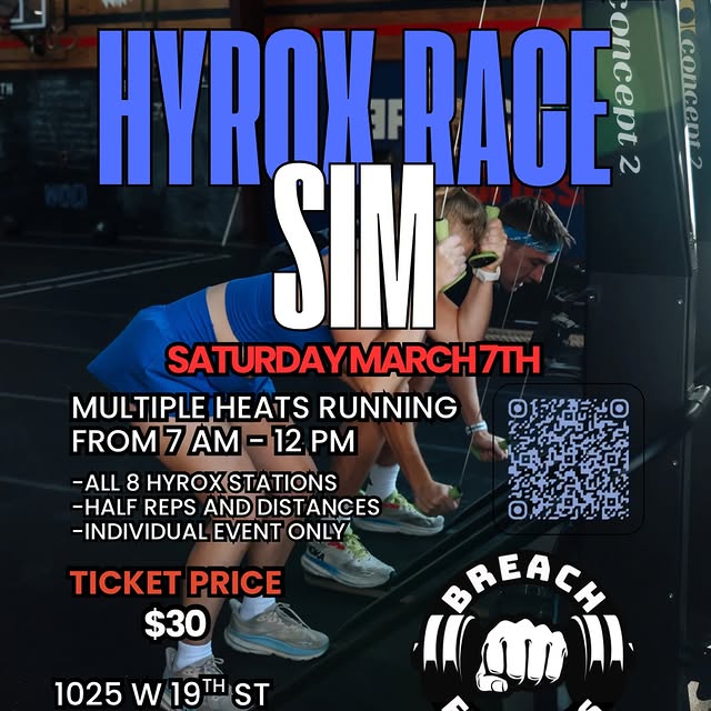 HOUSTON HYROX is less than 1 month away 🔥
No more “I’ll start training soon.”

Our Hal…