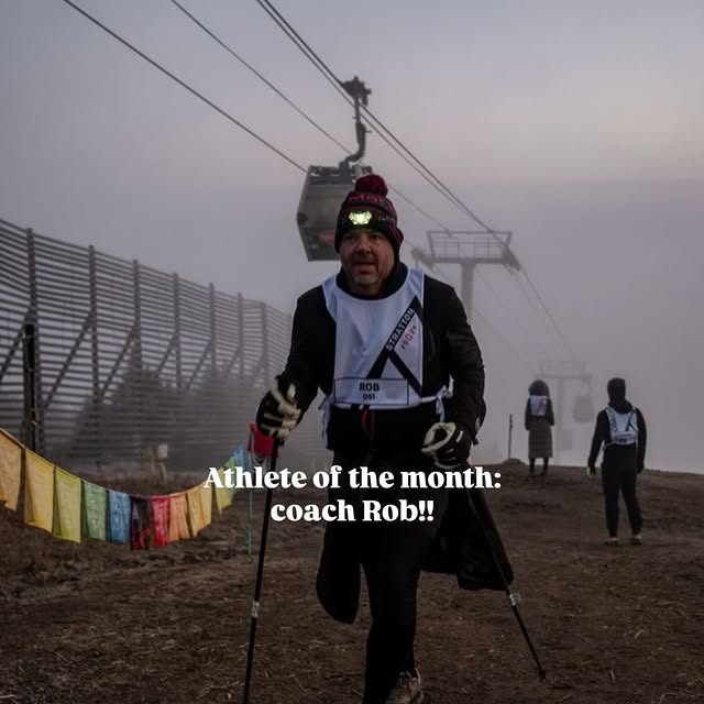 Our athlete of the month is @coach_rob.c — & our Q community knows it’s so well deserve…