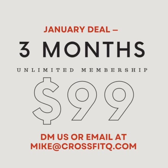 Our only deal we run all year available for anyone who does not have a membership yet w…