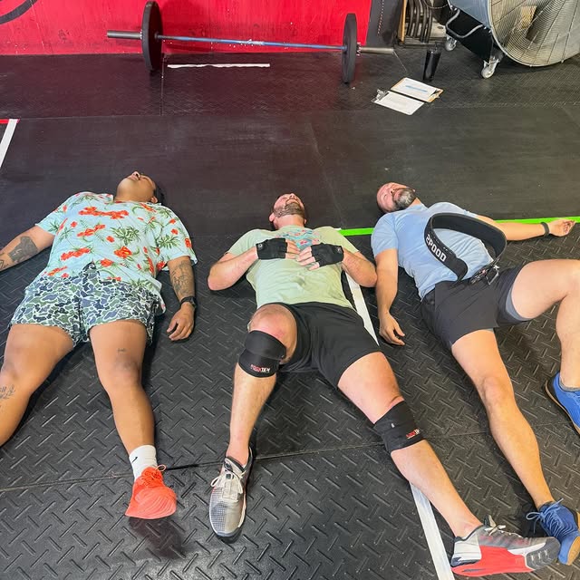Glad to be done with that! CrossFit 26.3 in the books. Go team red!
