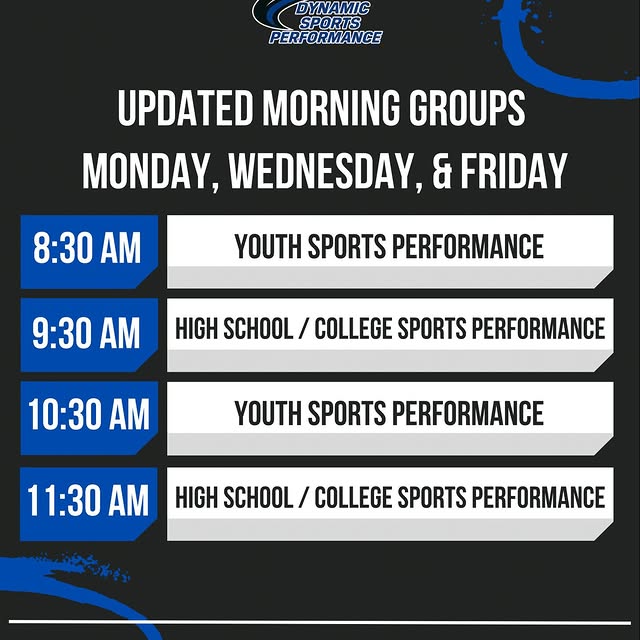 Morning crew — updated schedule 🚨

As our homeschool & college groups continue to grow…