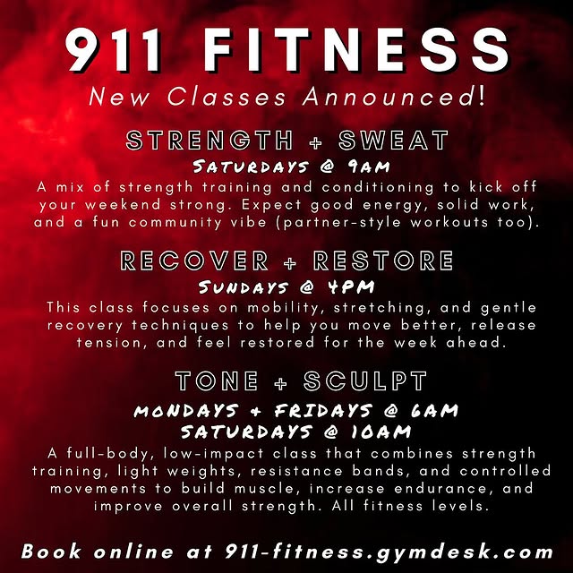 Hey y’all!! We have some super exciting news!! We are adding new classes to the schedul…