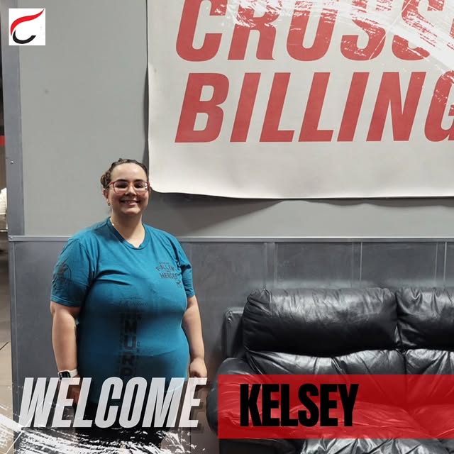 Welcome to CrossFit Billings, Kelsey! She finished her Elements classes and is off to r…