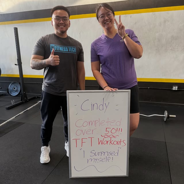 Cindy just reached her 50th TFT workout!

She says she “surprised herself”, but we’re n…