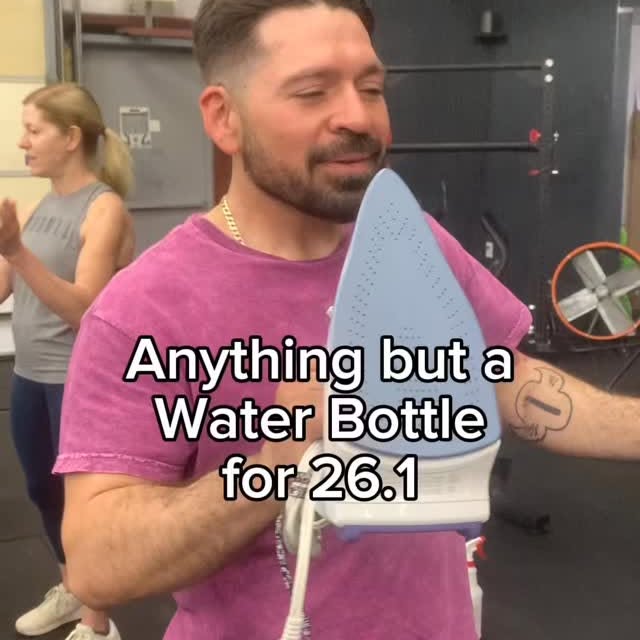 Anything but a water bottle for 26.1!