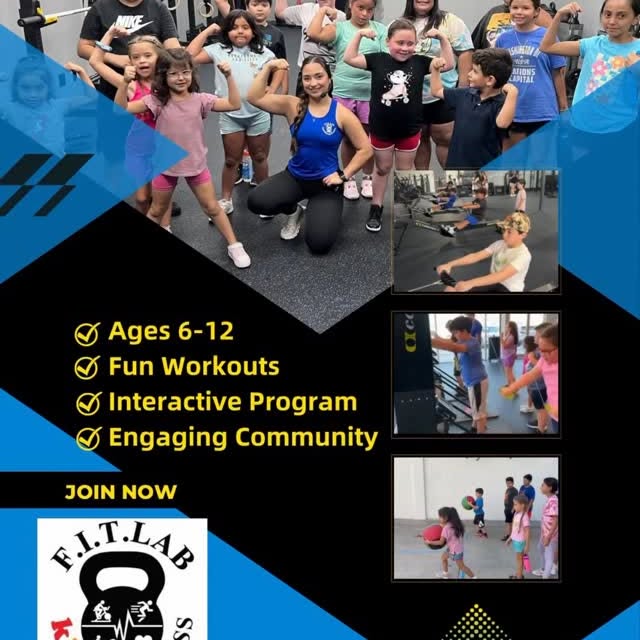 🎯 GET YOUR KIDS MOVING, LEARNING & HAVING FUN! 💪🔥

At FIT LAB FITNESS, our FIT Kids …