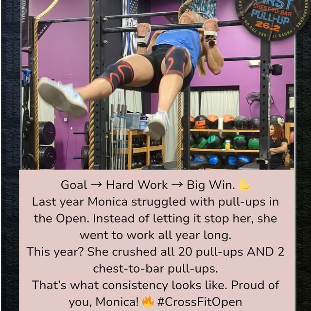 GOAL->HARD WORK->BIG WIN 
AND
GRIT
Are what I think when I think about Monica and Brian…