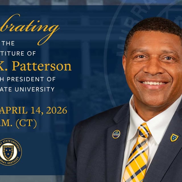 Inauguration events for Murray State University’s 15th President Dr. Ron K. Patterson @…