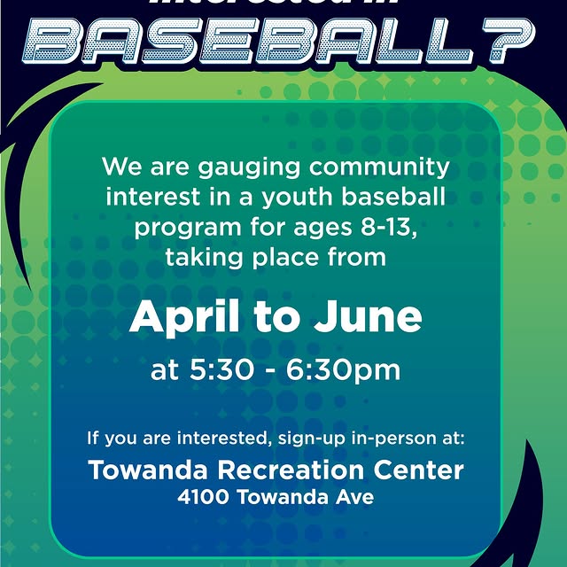 We're exploring the idea of a youth baseball program for ages 8–13 and want to know if …