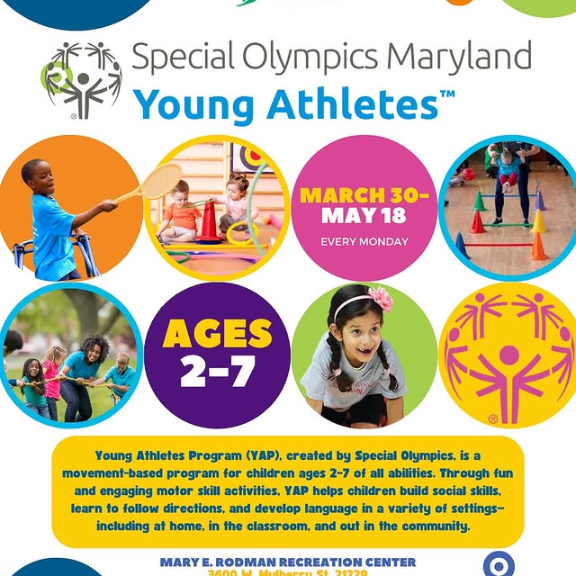NEW LOCATION ADDED!!!
 
Young Athletes Program (YAP)! 🌟 
 
This is a fun, movement-bas…