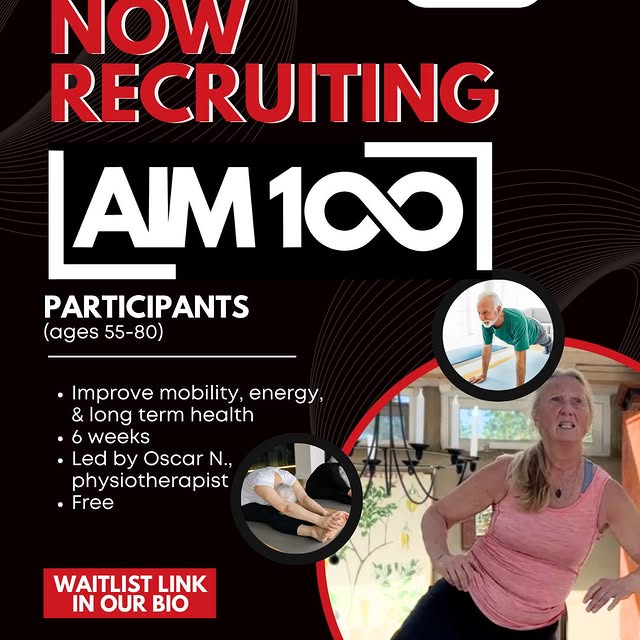 SISU AIM100 is here! We're looking for 10 participants between the ages of 55–80 to tak…