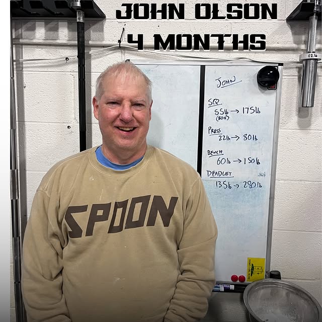 Numbers don’t lie.

And strength can be measured.

When John started training, he was a…