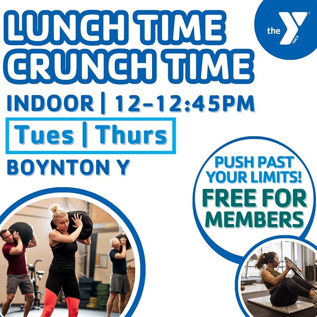 ⏱️ Lunchtime Crunch Time! ⏱️ All members. All in. No extra cost! 💪 Take your lunch bre…