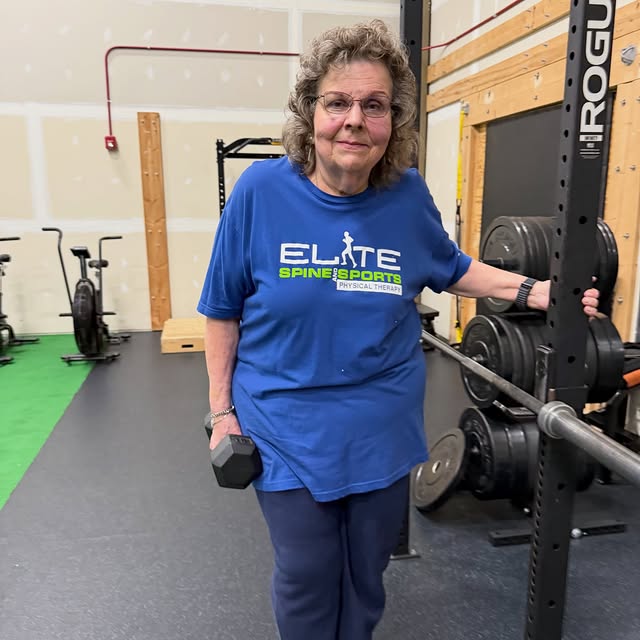 Welcome back to the gym Norberta!! 

She graduated from PT last week and is already bac…