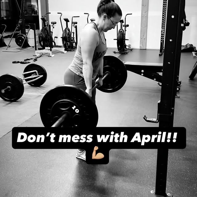 Don’t mess with April!! 💪🏼