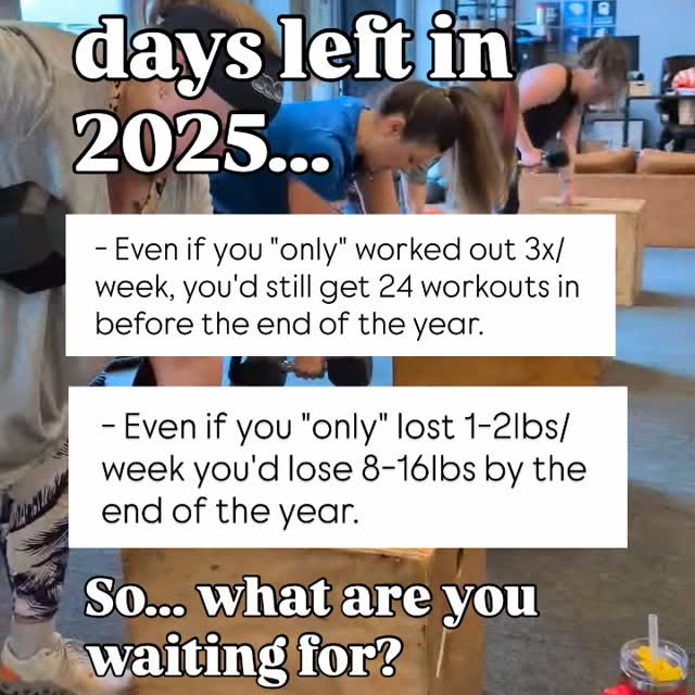 We know it's about to get busy with all the things... but 30 mins 3x/week is all you ne…